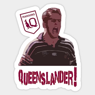 State of Origin - Billy Moore - QUEENSLADER! Sticker